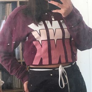 PINK logo sweatshirt